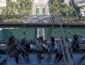 Visitors at the top