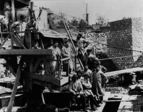 Photo of the workers