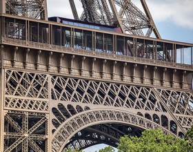 Frieze of the 72 scholars on the Eiffel Tower's first floor
