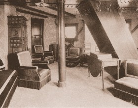 Gustave Eiffel's apartment at the top of the Eiffel Tower
