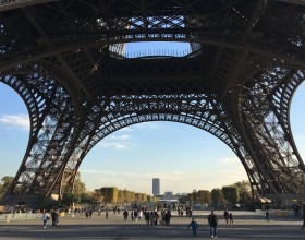 Eiffel Tower's esplanade