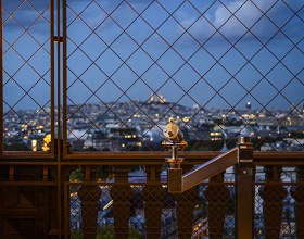 View from the first floor of the Eiffel Tower