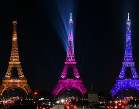 Luminous light show photo