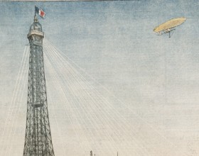 View of the Eiffel Tower with TSF