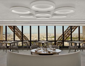The new restaurant Le Jules Verne