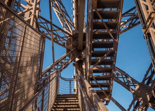 Staircases viewed from the inside