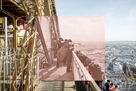 From the second floor of the Eiffel Tower