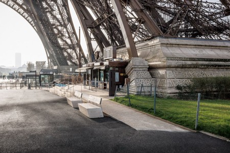 View of the West Pillar and the Information Point