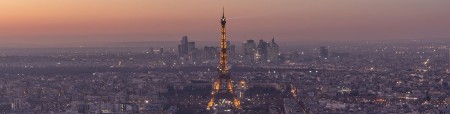View of the Eiffel Tower from the Montparnasse Tower