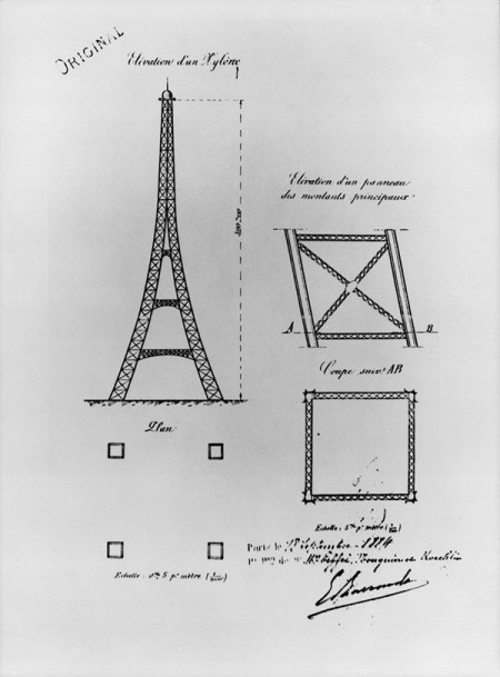Eiffel patent drawing 