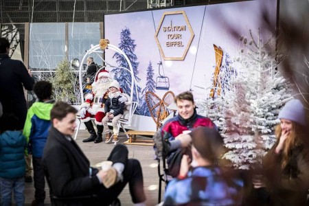 Winter terrace and photo call