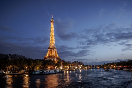 La tour Eiffel depuis la passerelle Debilly
