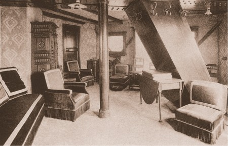 Gustave Eiffel's apartment at the top of the Eiffel Tower