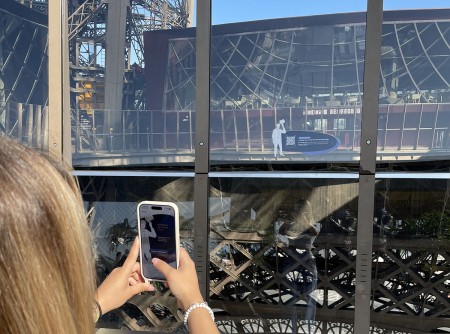 Scan a QR Code to access the immersive experience