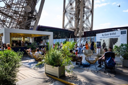 View of the summer terrace on the 1st floor