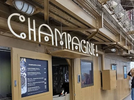 The champagne bar