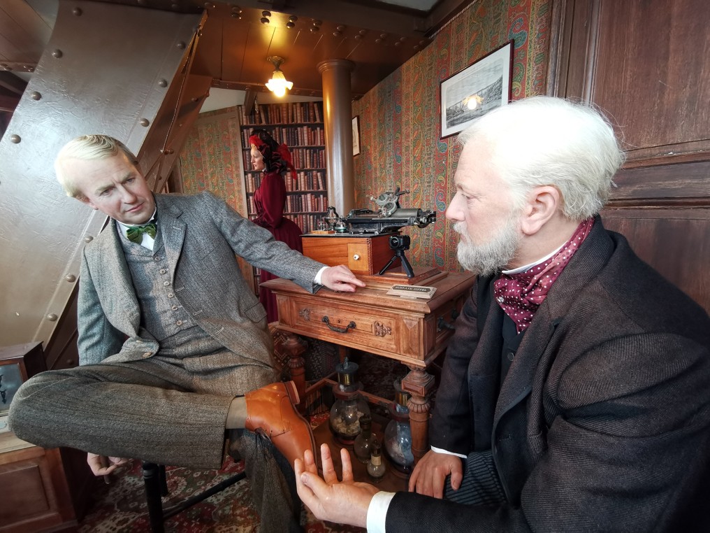 Office of Gustave Eiffel with Thomas Edison
