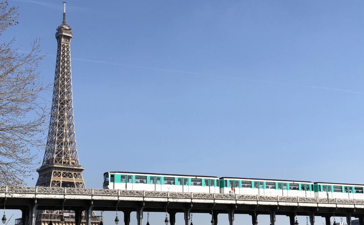 The Eiffel Tower from a distance