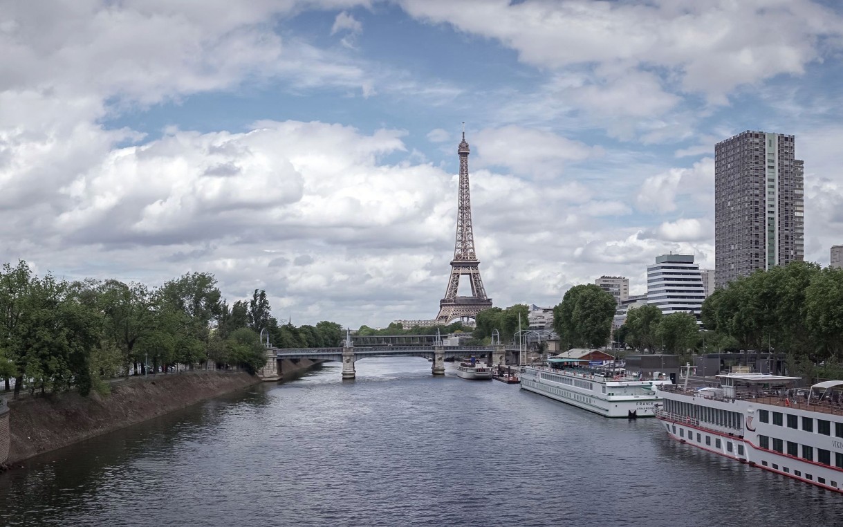 View of the Eiffel Tower