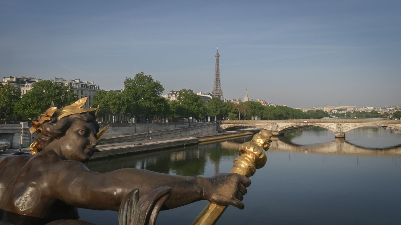 The Eiffel Tower from a distance