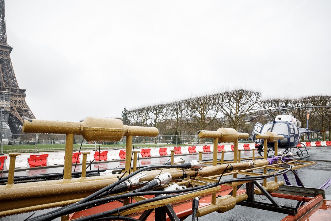 Installation of the TDF antenna