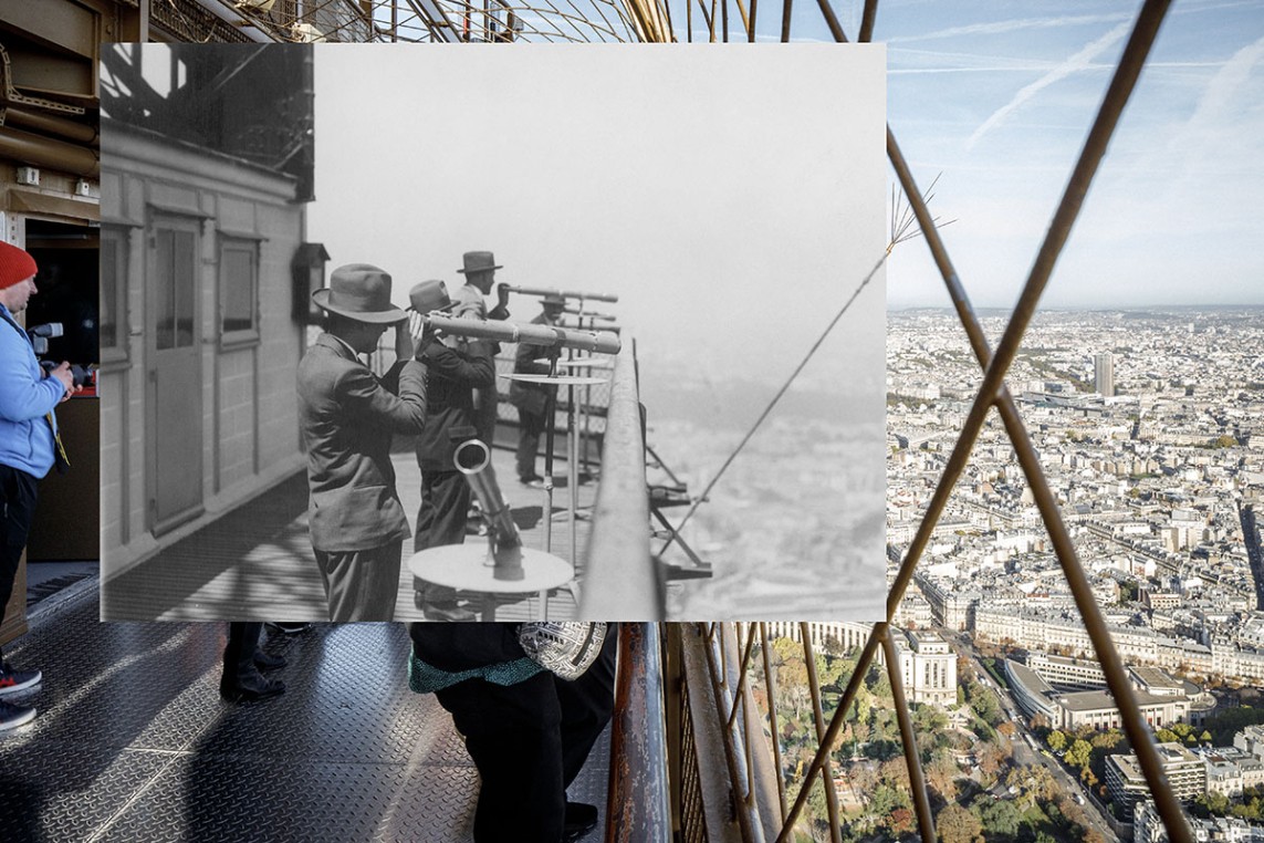 View from the top of the Eiffel Tower