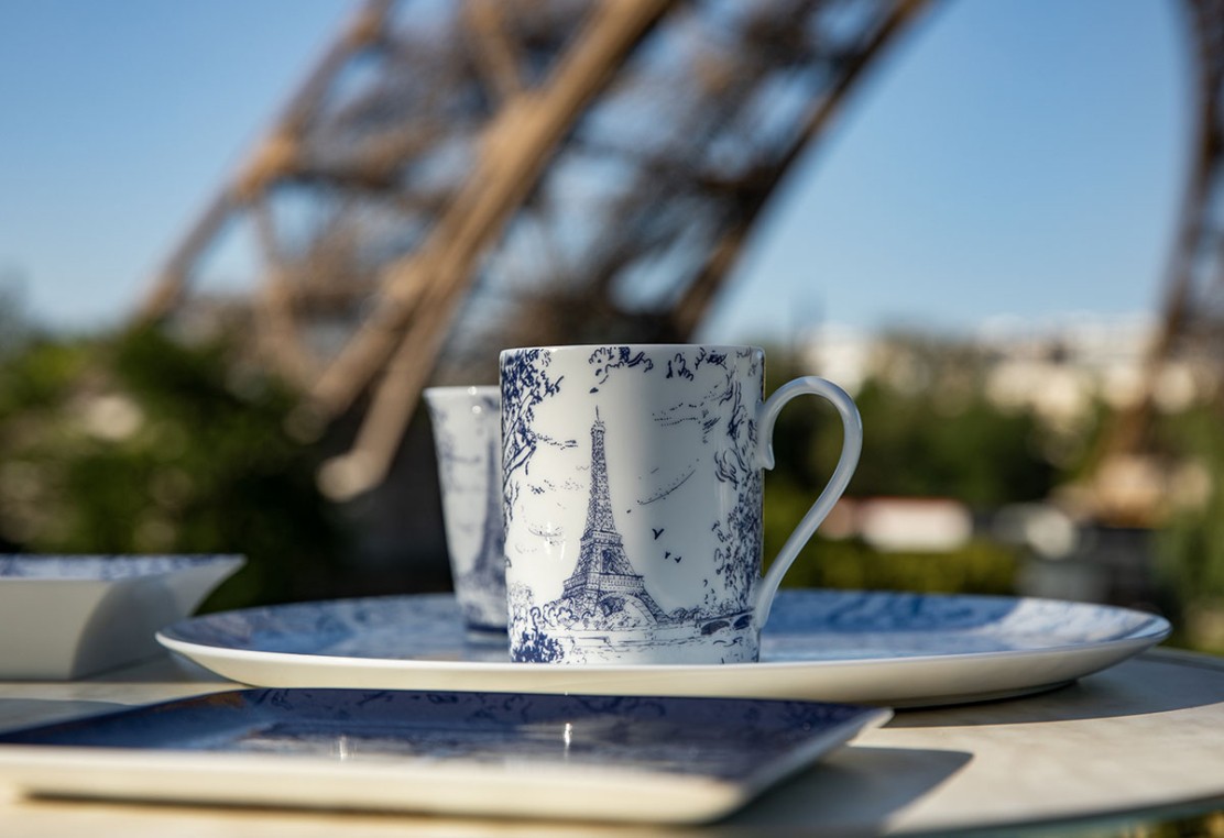 Photo of the Eiffel Tower x Bernardaud mug