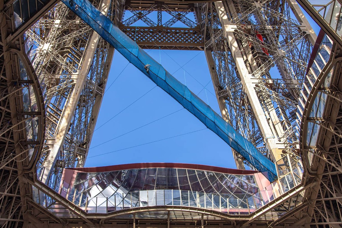 View on the bridge from the ground