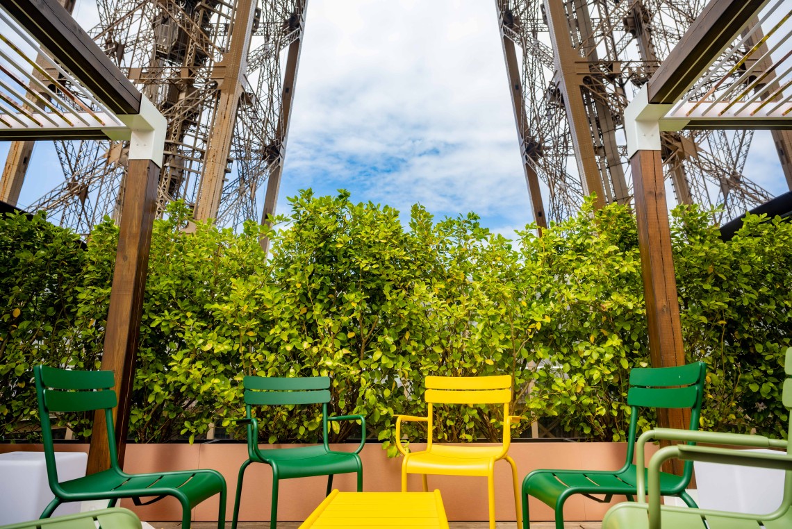 The terrace