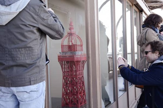 A model of the top floor