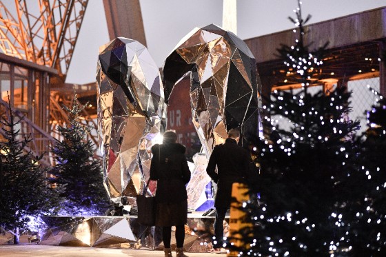 Winter Terrace Eiffel Tower